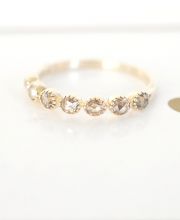 Antiker englischer Ring aus 9ct Gelbgold mit ca. 0,50ct Diamanten B3423