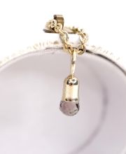 H�bscher kleiner vintage Anh�nger 585/000 Gelbgold mit Saphir B4433