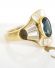 Exclusiver Ring mit Ceylon Safir und 1,55ct Diamanten 750/000 Gelbgold A2581