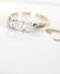 Art Deco Ring mit ca.0,16ct Brillanten aus 18ct Gelbgold + Platin A3149