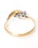 Englischer Art Deco Ring mit 0,25ct Diamanten aus 18ct Gelbgold + Platin A3159