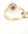 Englischer Art Deco Design Ring mit 0,50ct Brillanten aus 750/000 Gelbgold A3241