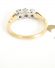 Antiker englischer Art Deco Ring 0,10ct Brillanten 18ct Gelbgold + Platin A3309