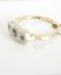 Zauberhafter vintage Ring aus 375/000 Gelbgold mit Safir und Diamanten A3314