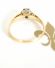 Englischer Art Deco Ring 0,25ct Brillanten Solitr 18ct Gelbgold A3312