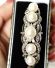 Antikes Art Deco Armband mit sehr grossen Akoja Perlen 750 Weissgolod A3344