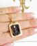 Antikes Art Deco Medaillon 585/000 Rotgold mit Gtterboten Hermes B3475