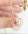 Antiker englischer Jugendstil Anhnger aus 9ct Gelbgold mit Amethyst B3493