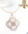 Antiker englischer Jugendstil Anhnger aus 9ct Gelbgold mit Amethyst B3493