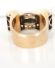 Antiker Art Deco Bauhaus Ring 585/000 Gelbgold + Weissgold 1ct Diamanten B3480