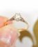 Edler englischer Ring mit 0,25ct Solitr Brillanten aus 750/000 Gelbgold B3499