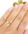 Edler englischer Ring mit 0,25ct Solitr Brillanten aus 750/000 Gelbgold B3499