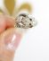 Antiker englischer Art Deco Ring mit Brillanten 18ct Gelbgold + Platin B3500