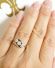 Antiker englischer Art Deco Ring mit Brillanten 18ct Gelbgold + Platin B3500