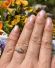 Antiker englischer Art Deco Ring mit 0.16ct Brillanten in 750 Gelbgold B3538