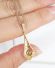 Verkauft Antiker Art Deco Collier Anh�nger mit Diamanten 750/000 Gelbgold + Platin B3554