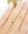 Antiker englischer Art Deco Ring 0,15ct Diamanten 750 Gelbgold + Platin B3543
