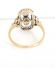 Antiker Art Deco Ring mit 0,75ct Brillanten 585/000 Gelbgold + Platin B3585