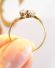 Antiker Toi et Moi Ring mit 0,30ct Diamanten 750/000 Gelbgold + Platin B3671