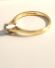 Edler vintage Ring mit 0,33ct Solitr Brillanten aus 750/000 Gelbgold B3775