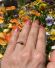 Edler vintage Ring mit 0,33ct Solit�r Brillanten aus 750/000 Gelbgold B3675