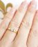 Antiker schner Ring mit 0,35ct Diamant Solitr aus 750 Gelbgold + Platin B3668