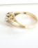 Antiker Art Deco Ring mit 0,33ct Brillanten Solitr aus 585 Gelbgold B3682