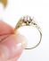 Antiker Art Deco Ring mit 0,33ct Brillanten Solitr aus 585 Gelbgold B3682