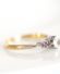 Antiker Art Deco Ring 0,25ct Brillanten + Rubinen 750/000 Gelbgold B3704