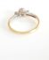 Antiker Art Deco Ring 0,25ct Brillanten + Rubinen 750/000 Gelbgold B3704