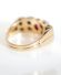 Antiker Ring der Belle Epoque 585 Gelbgold mit 0,80ct Diamanten + Rubin B3683