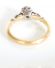 Antiker schner Ring mit 0,25ct Brillanten Solitr aus 750/000 Gelbgold B3735