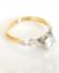 Antiker schner Ring mit 0,25ct Brillanten Solitr aus 750/000 Gelbgold B3735