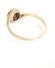 Antiker schner Daisy Ring mit 0,20ct Diamanten 750 Gelbgold + Platin B3727