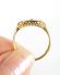 Wunderschner antiker Art Deco Ring mit Diamanten + Saphiren 750 Gelbgold B3750