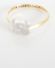 Antiker Art Deco Ring mit Diamant aus 750 Gelbgold + Platin B3738
