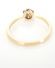 Antiker schner Daisy Ring mit 0,14ct Diamanten 750 Gelbgold + Platin B3752