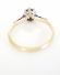 Antiker schner Ring 0,25ct Brillanten Solitr 750/000 Gelbgold + Platin B3744