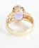 Formschner vintage Ring 585/000 Gelbgold mit grossem ovalen Amethyst B3766