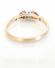 Zauberhafter Brillant Ring mit 0,25ct in 375/000 Weissgold + Gelbgold B3812