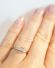 Antiker britischer Art Deco Ring mit Diamanten 750 Gelbgold + Platin B3828