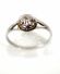 Antiker Art Deco Ring mit 0,25ct Diamanten aus 750/000 Weissgold B3869