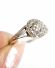 Antiker Art Deco Ring mit 0,25ct Diamanten aus 750/000 Weissgold B3869