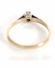 Antiker Art Deco Ring 0,25ct Solitr Diamanten aus 750 Gelbgold+ Platin B3852