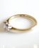 Antiker klassicher Art-Deco Ring 750/000 Gelbgold mit 0,25ct Brillanten B3902