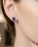 Allerfeinste grosse blaue Saphir Ohrstecker 2,29ct in 950/000 Platin B3589