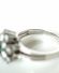 Hochwertiger vintage Ring aus 585/000 Weissgold mit Smaragd und Brillanten B3929