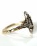 Barock Design Ring mit Diamanten aus 585 Gelbgold + Silber, Niederlande B3926