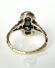 Barock Design Ring mit Diamanten aus 585 Gelbgold + Silber, Niederlande B3926