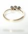 Antiker Art-Deco Ring aus 750/000 Gelbgold + Platin mit 0,40ct Diamanten B3961